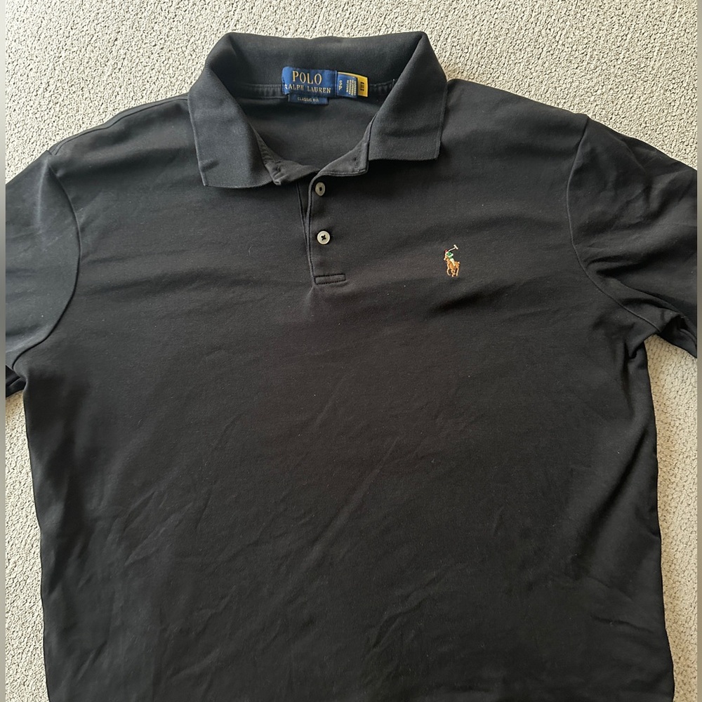 Men’s Small Black Polo